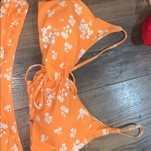 orange bikini
